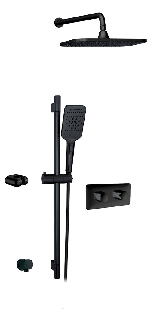 AQUABRASS INABOX 1 SHOWER FAUCET - 2 WAY SHARED - T12123 VALVE REQUIRED
