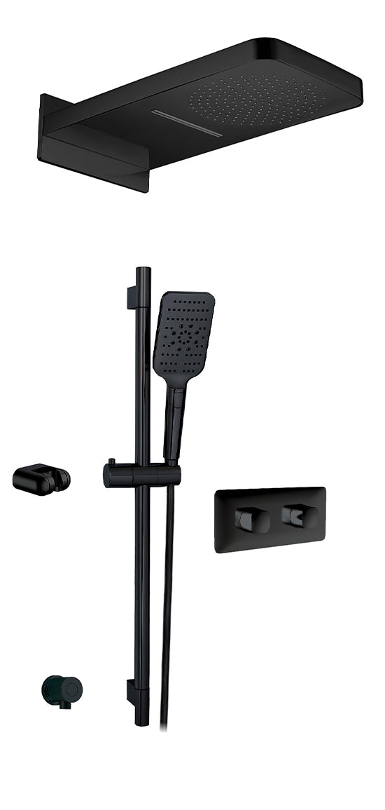 AQUABRASS INABOX 4 SHOWER FAUCET - 3 WAY SHARED - T12123 VALVE REQUIRED
