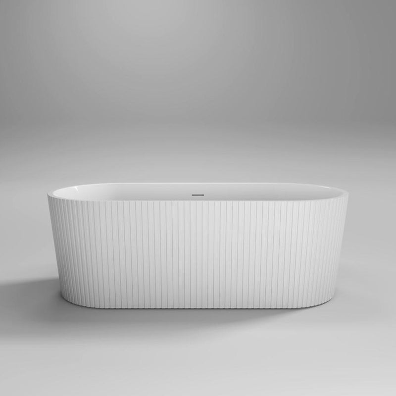 Virta Keswick Freestanding Acrylic 63" Bathtub - White