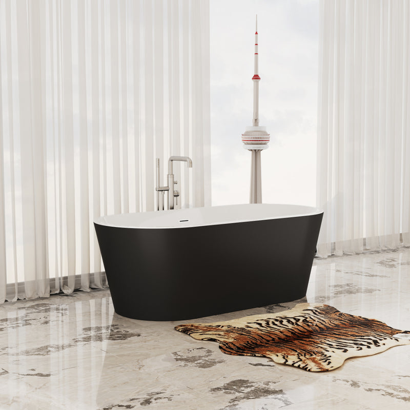Virta Barcelona  Freestanding Acrylic 59" Bathtub