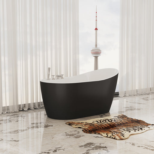 Virta Brussels  Freestanding Acrylic 60" Bathtub