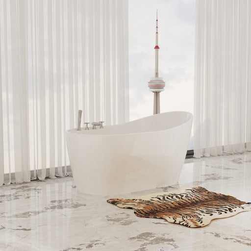 Virta Brussels  Freestanding Acrylic 60" Bathtub
