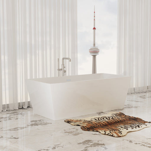 Virta Geneve  Freestanding Acrylic 71" Bathtub
