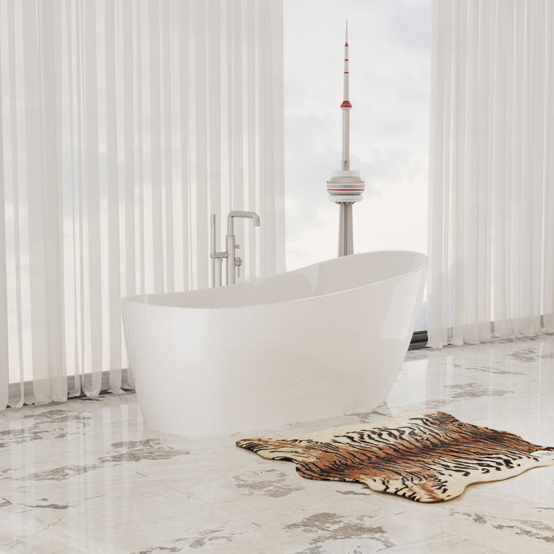 Virta Sydney Freestanding Acrylic 66" Bathtub