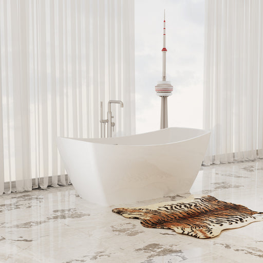 Virta Venice Freestanding Acrylic 63" Bathtub