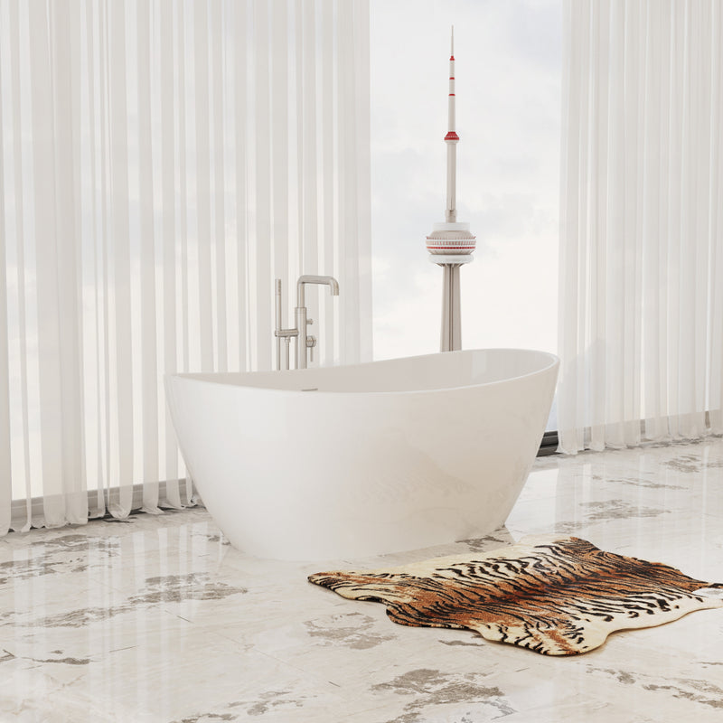 Virta Alegro Freestanding Stone 64" Bathtub