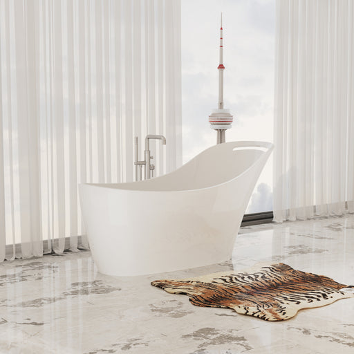 Virta Soprano Freestanding Stone 66" Bathtub
