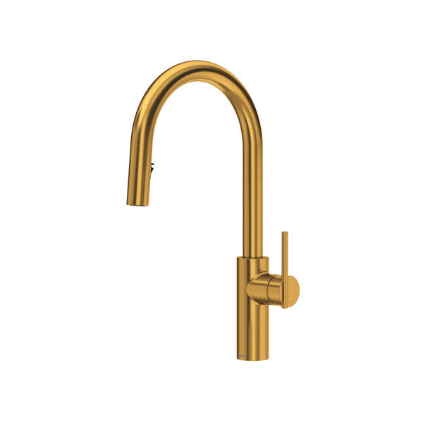 Riobel Lateral LT201 Pull-Down Kitchen Faucet With C-Spout