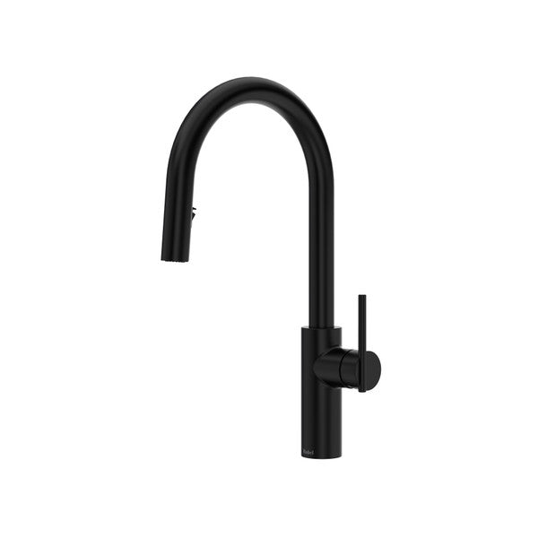 Riobel Lateral LT201 Pull-Down Kitchen Faucet With C-Spout