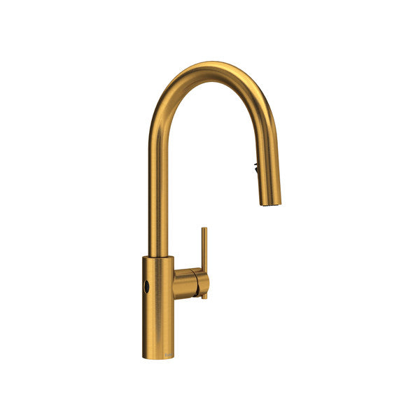 Riobel Lateral LT211 Pull-Down Touchless Kitchen Faucet With C-Spout