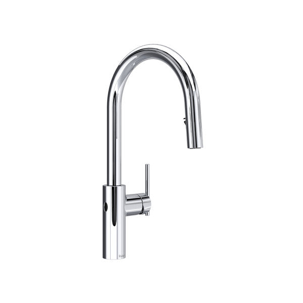 Riobel Lateral LT211 Pull-Down Touchless Kitchen Faucet With C-Spout