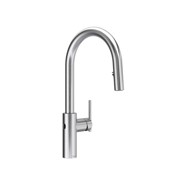 Riobel Lateral LT211 Pull-Down Touchless Kitchen Faucet With C-Spout