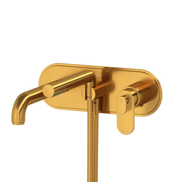 Riobel Arca TAA21 Wall Mount Type T/P - Thermo/Pressure Balance Coaxial Tub Filler Trim With Handshower