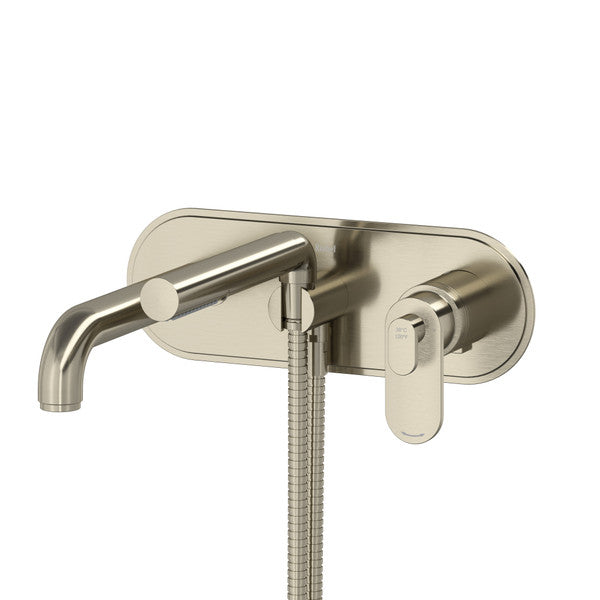 Riobel Arca TAA21 Wall Mount Type T/P - Thermo/Pressure Balance Coaxial Tub Filler Trim With Handshower (Without Rough-in)