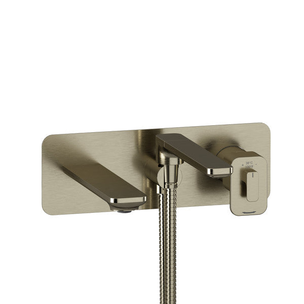 Riobel Equinox TEQ21 Wall Mount Type T/P - Thermo/Pressure Balance Coaxial Tub Filler Trim With Handshower (Without Rough-in)