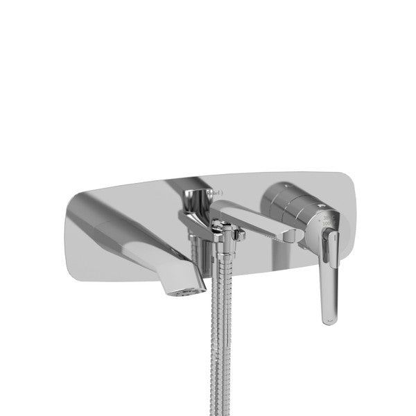 Riobel Venty TVY21 Wall Mount Type T/P - Thermo/Pressure Balance Coaxial Tub Filler Trim With Handshower