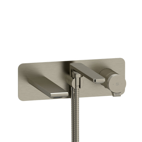 Riobel Fresk TFR21 Wall Mount Type T/P - Thermo/Pressure Balance Coaxial Tub Filler Trim With Handshower