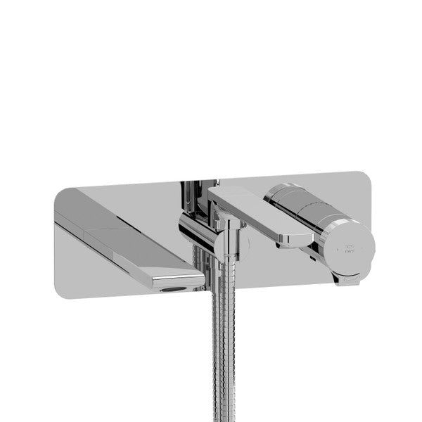 Riobel Fresk TFR21 Wall Mount Type T/P - Thermo/Pressure Balance Coaxial Tub Filler Trim With Handshower (Without Rough-in)