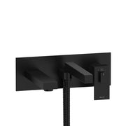 Riobel Kubik TUS21 Wall Mount Type T/P - Thermo/Pressure Balance Coaxial Tub Filler Trim With Handshower