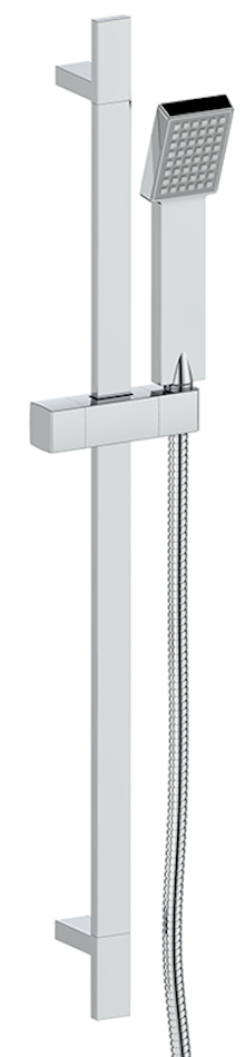 Vogt BH.01.01 Kapfenberg Sliding Shower Bar with 1-Spray Hand Shower