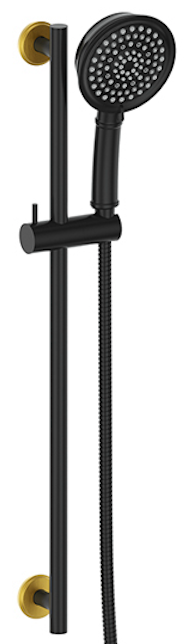 Vogt BH.09.05 Zehn Sliding Shower Bar with 4-Spray Hand Shower