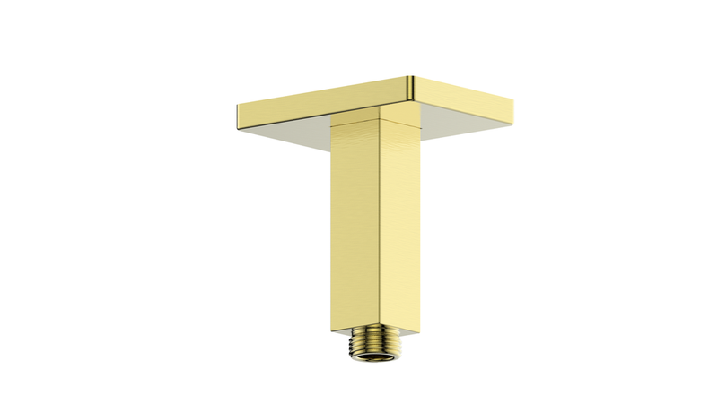 Vogt CA.03.04 Square 4" Ceiling Mounted Shower Arm with Square Tube