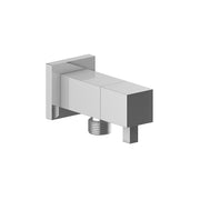 Vogt EC.01.02 Square Brass Elbow Connector with Shut-Off