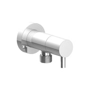 Vogt EC.02.02 Round Brass Elbow Connector with Shut-Off