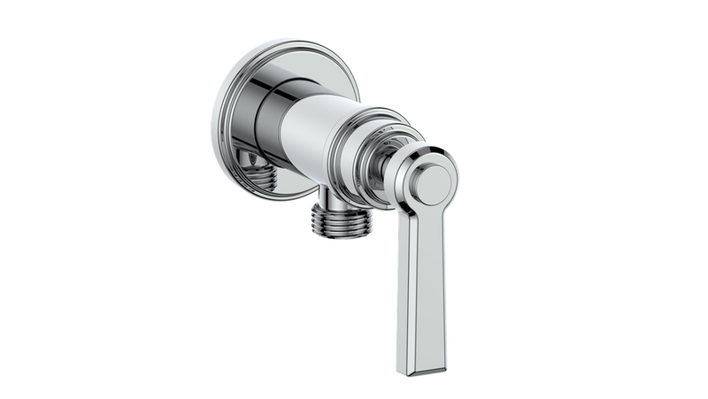 Vogt EC.Z1.02 Zehn Brass Elbow Connector with Shut-Off