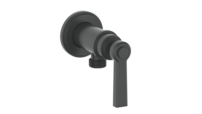Vogt EC.Z1.02 Zehn Brass Elbow Connector with Shut-Off