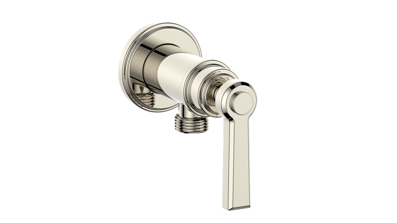 Vogt EC.Z1.02 Zehn Brass Elbow Connector with Shut-Off