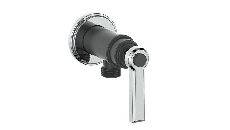 Vogt EC.Z1.02 Zehn Brass Elbow Connector with Shut-Off