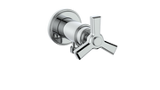 Vogt EC.Z3.02 Zehn Brass Elbow Connector with Shut-Off