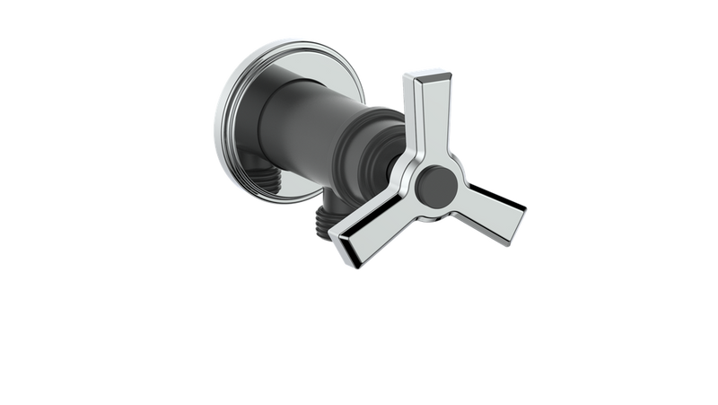 Vogt EC.Z3.02 Zehn Brass Elbow Connector with Shut-Off