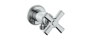 Vogt EC.Z4.02 Zehn Brass Elbow Connector with Shut-Off