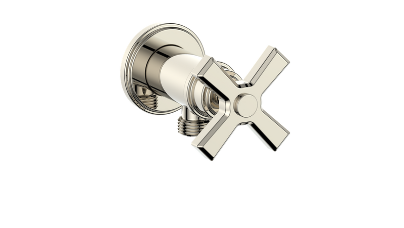 Vogt EC.Z4.02 Zehn Brass Elbow Connector with Shut-Off
