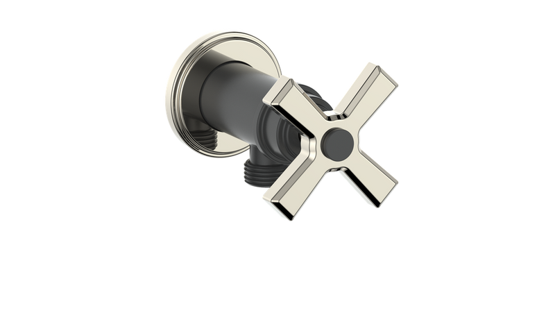 Vogt EC.Z4.02 Zehn Brass Elbow Connector with Shut-Off