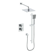 Vogt SET.AP.220.228 Kapfenberg 2-Way TH Set - 10" Rainhead and Handheld - 8" Ceiling Arm