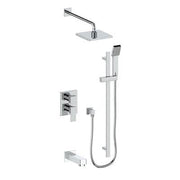 Vogt SET.AP.310.318 Kapfenberg 3-Way PB Shower Set - 8" Ceiling Arm