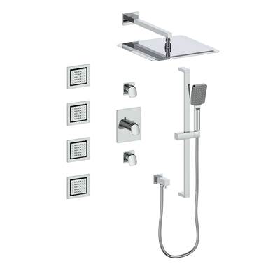 Vogt SET.AU.142.930 Antau 3 / 4" TH Shower Set with In-Wall Body Jets