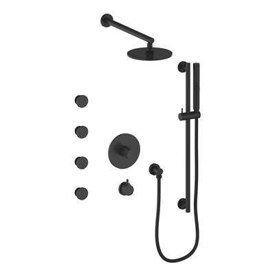 Vogt SET.DA.141.810 Drava 3 / 4" TH Shower Set with Exposed Body Jets