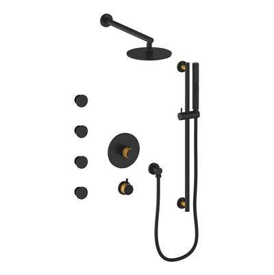 Vogt SET.DA.141.810 Drava 3 / 4" TH Shower Set with Exposed Body Jets