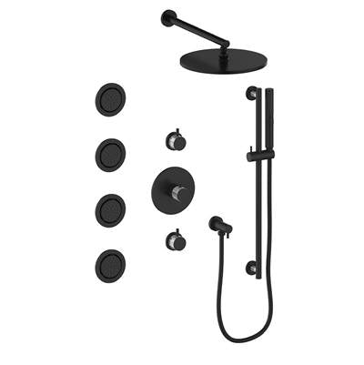 Vogt SET.DA.142.930 Drava 3 / 4" TH Shower Set with In-Wall Body Jets