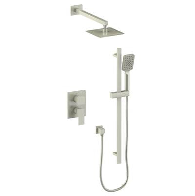 Vogt SET.KG.210.214 Kapfenberg 2-Way PB Set - Rainhead and Handheld - 4" Ceiling Arm