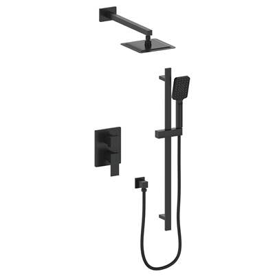 Vogt SET.KG.210.218 Kapfenberg 2-Way PB Set - Rainhead and Handheld - 8" Ceiling Arm