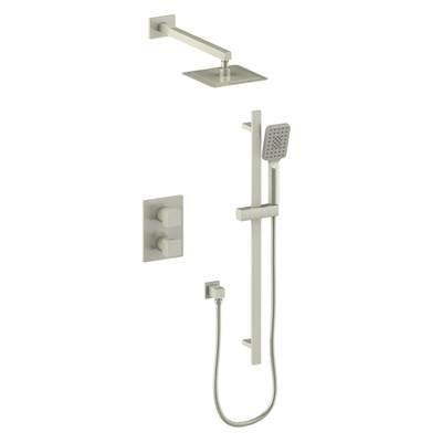 Vogt SET.KG.220.214 Kapfenberg 2-Way TH Set - Rainhead and Handheld - 4" Ceiling Arm