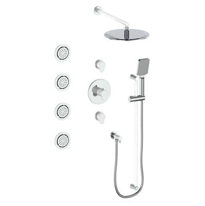 Vogt SET.LN.142.930 Lusten 3 / 4" TH Shower Set with In-Wall Body Jets