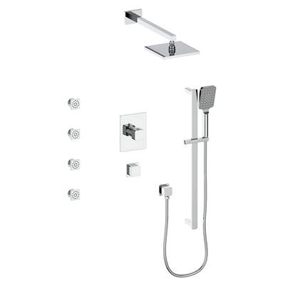 Vogt SET.NU.141.810 Niveau 3 / 4" TH Shower Set with Exposed Body Jets