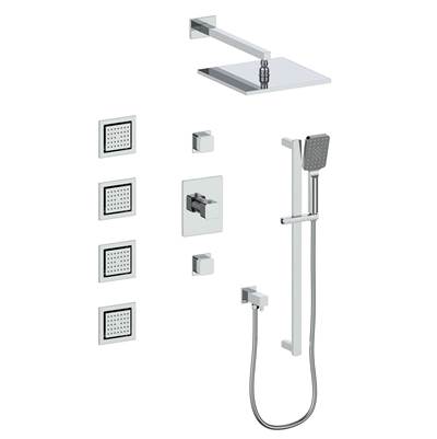 Vogt SET.NU.142.930 Niveau 3 / 4" TH Shower Set with In-Wall Body Jets