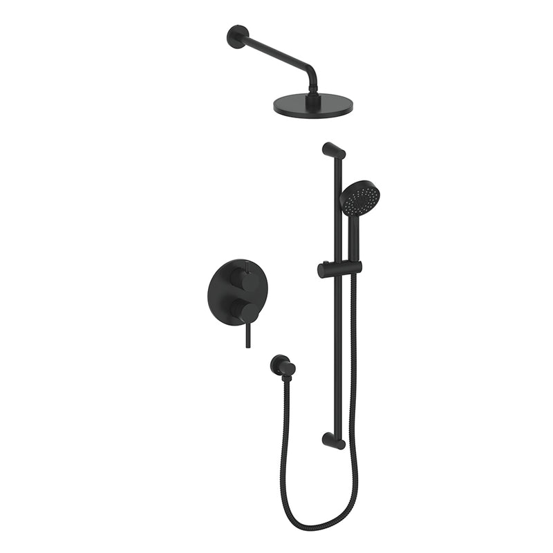 Vogt SET.OR.210.214 Worgl 2-Way PB Set - Rainhead and Handheld - 4" Ceiling Arm